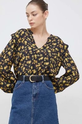 Zdjęcie produktu Tommy Hilfiger bluzka damska kolor żółty wzorzysta