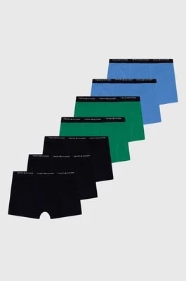 Zdjęcie produktu Tommy Hilfiger bokserki bawełniane dziecięce 7-pack kolor zielony