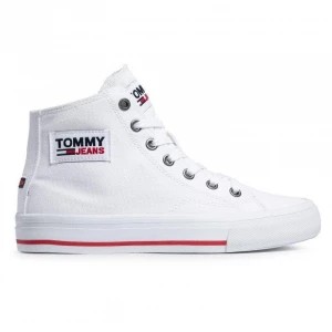 Zdjęcie produktu Tommy Hilfiger Buty Tommy Jeans Midcut Vulc M EN0EN01370-YBR białe
