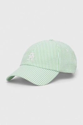 Zdjęcie produktu Tommy Hilfiger czapka z daszkiem kolor zielony wzorzysta