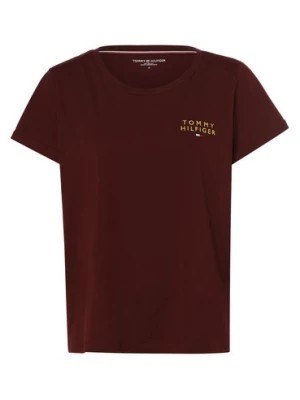 Zdjęcie produktu Tommy Hilfiger Damska koszulka od piżamy Kobiety Bawełna czerwony jednolity,