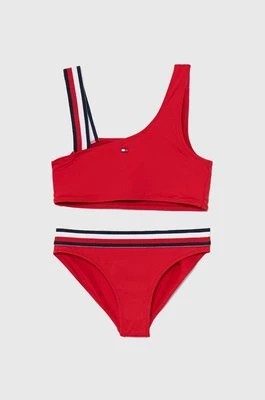 Zdjęcie produktu Tommy Hilfiger dwuczęściowy strój kąpielowy dziecięcy kolor czerwony