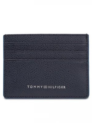 Zdjęcie produktu Tommy Hilfiger Etui na karty kredytowe Th Struc Leather Cc Holder AM0AM11606 Granatowy
