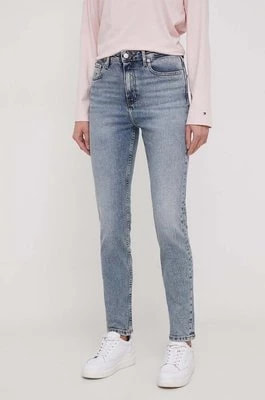 Zdjęcie produktu Tommy Hilfiger jeansy damskie kolor niebieski WW0WW40631