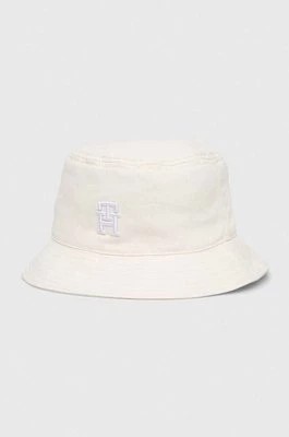 Zdjęcie produktu Tommy Hilfiger kapelusz bawełniany kolor biały bawełniany