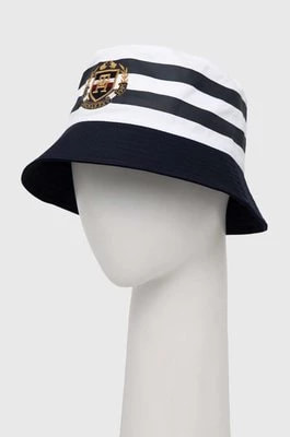 Zdjęcie produktu Tommy Hilfiger kapelusz bawełniany kolor granatowy bawełniany