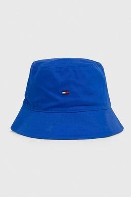 Zdjęcie produktu Tommy Hilfiger kapelusz kolor niebieski bawełniany