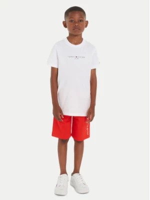 Zdjęcie produktu Tommy Hilfiger Komplet t-shirt i spodenki Essential KB0KB08829 M Czerwony Regular Fit