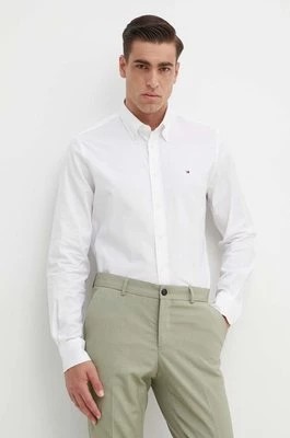Zdjęcie produktu Tommy Hilfiger koszula męska kolor biały regular z kołnierzykiem button-down MW0MW29969