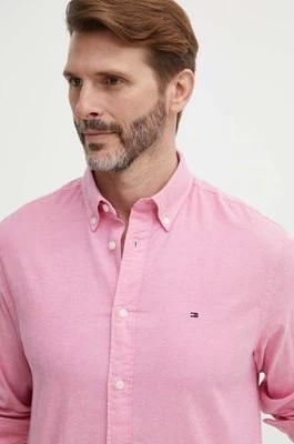 Zdjęcie produktu Tommy Hilfiger koszula męska kolor różowy regular z kołnierzykiem button-down MW0MW29968