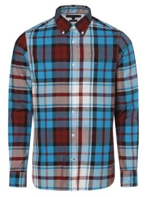 Zdjęcie produktu Tommy Hilfiger Koszula męska Mężczyźni Slim Fit Bawełna niebieski|czerwony|biały w kratkę,
