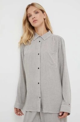 Zdjęcie produktu Tommy Hilfiger koszula piżamowa damska kolor beżowy