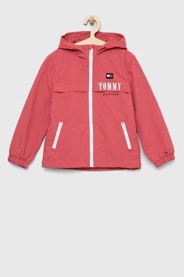 Zdjęcie produktu Tommy Hilfiger kurtka dziecięca kolor różowy