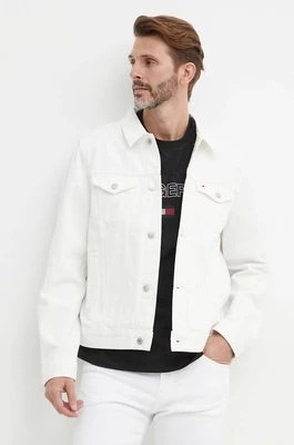 Zdjęcie produktu Tommy Hilfiger kurtka jeansowa męska kolor biały przejściowa MW0MW34522