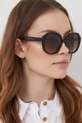 Zdjęcie produktu Tommy Hilfiger okulary przeciwsłoneczne damskie kolor bordowy TH 2106/S