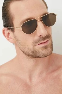 Zdjęcie produktu Tommy Hilfiger okulary przeciwsłoneczne męskie kolor złoty