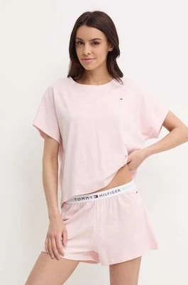Zdjęcie produktu Tommy Hilfiger piżama damska kolor różowy UW0UW05425
