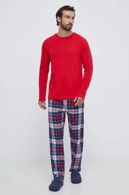 Zdjęcie produktu Tommy Hilfiger piżama męska kolor czerwony wzorzysta
