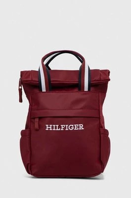 Zdjęcie produktu Tommy Hilfiger plecak dziecięcy kolor bordowy mały z aplikacją