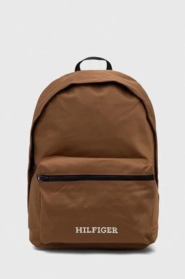 Zdjęcie produktu Tommy Hilfiger plecak męski kolor brązowy duży z nadrukiem