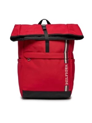 Zdjęcie produktu Tommy Hilfiger Plecak Th Monotype Rolltop Backpack AM0AM11792 Czerwony