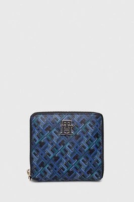 Zdjęcie produktu Tommy Hilfiger portfel skórzany damski kolor niebieski AW0AW16010