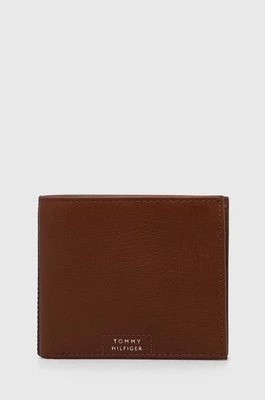Zdjęcie produktu Tommy Hilfiger portfel skórzany męski kolor brązowy AM0AM12188