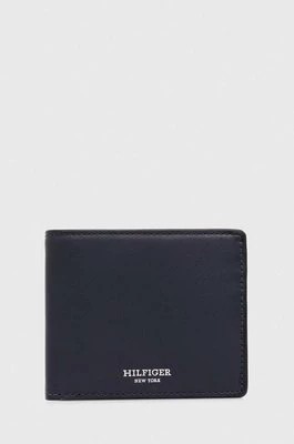Zdjęcie produktu Tommy Hilfiger portfel skórzany męski kolor granatowy AM0AM11865