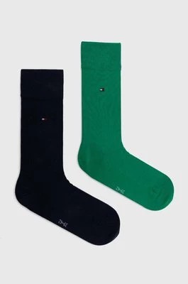 Zdjęcie produktu Tommy Hilfiger skarpetki 2-pack męskie kolor zielony 371111127