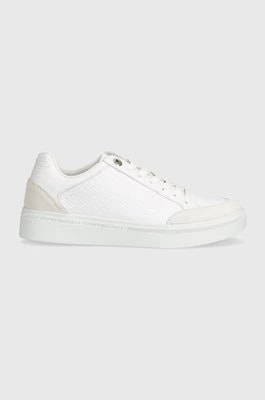 Zdjęcie produktu Tommy Hilfiger sneakersy skórzane COURT SNEAKER MONOGRAM kolor biały FW0FW07812