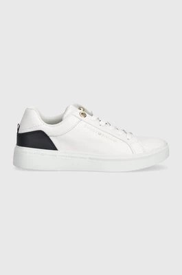 Zdjęcie produktu Tommy Hilfiger sneakersy skórzane ELEVATED ESSENTIAL COURT SNEAKER kolor biały FW0FW07635