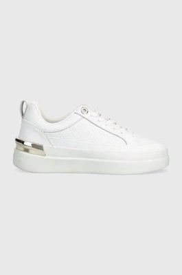 Zdjęcie produktu Tommy Hilfiger sneakersy skórzane LUX COURT SNEAKER MONOGRAM kolor biały FW0FW07808