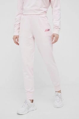 Zdjęcie produktu Tommy Hilfiger spodnie damskie kolor różowy z nadrukiem