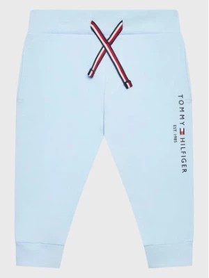 Zdjęcie produktu Tommy Hilfiger Spodnie dresowe Essential KN0KN01281 Błękitny Regular Fit