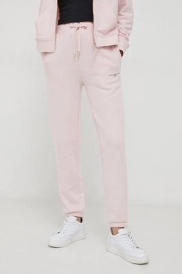 Zdjęcie produktu Tommy Hilfiger spodnie dresowe kolor różowy gładkie WW0WW38690