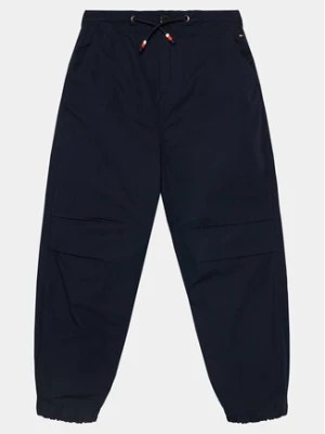 Zdjęcie produktu Tommy Hilfiger Spodnie materiałowe Woven Wide Pants KB0KB08703 Niebieski Regular Fit