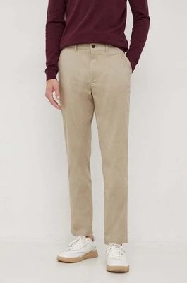 Zdjęcie produktu Tommy Hilfiger spodnie męskie kolor brązowy proste MW0MW33938