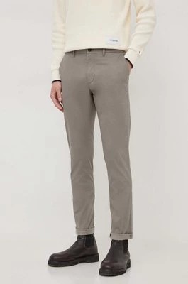 Zdjęcie produktu Tommy Hilfiger spodnie męskie kolor szary w fasonie chinos MW0MW33937