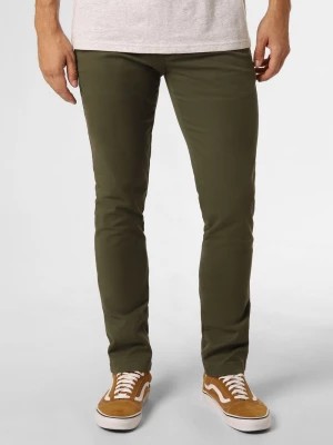 Zdjęcie produktu Tommy Hilfiger Spodnie Mężczyźni Bawełna zielony jednolity,