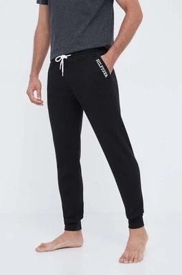 Zdjęcie produktu Tommy Hilfiger spodnie piżamowe bawełniane kolor czarny gładka UM0UM03097