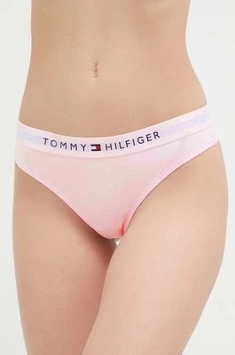 Zdjęcie produktu Tommy Hilfiger stringi kolor różowy UW0UW04146