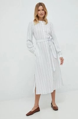 Zdjęcie produktu Tommy Hilfiger sukienka kolor biały maxi prosta