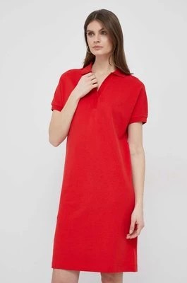Zdjęcie produktu Tommy Hilfiger sukienka kolor czerwony mini oversize