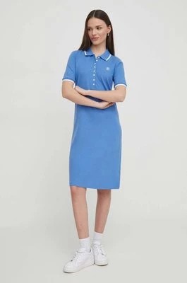 Zdjęcie produktu Tommy Hilfiger sukienka kolor niebieski mini prosta WW0WW41275