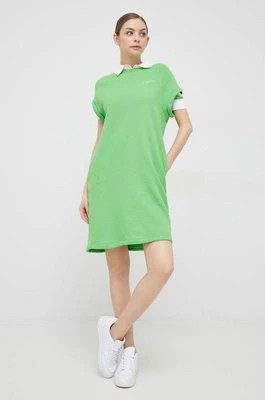 Zdjęcie produktu Tommy Hilfiger sukienka kolor zielony mini prosta