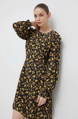 Zdjęcie produktu Tommy Hilfiger sukienka kolor żółty mini rozkloszowana