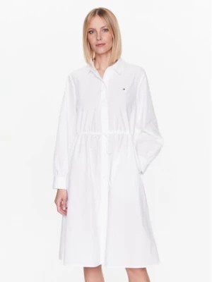 Zdjęcie produktu Tommy Hilfiger Sukienka koszulowa WW0WW39196 Biały Regular Fit