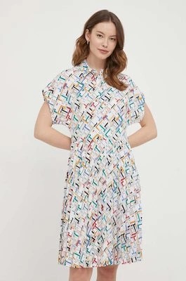 Zdjęcie produktu Tommy Hilfiger sukienka midi rozkloszowana WW0WW42444