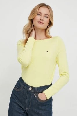 Zdjęcie produktu Tommy Hilfiger sweter damski kolor żółty lekki WW0WW40099