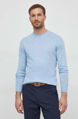Zdjęcie produktu Tommy Hilfiger sweter męski kolor niebieski lekki MW0MW33524